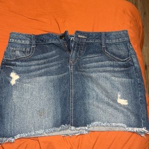 jean skirt
